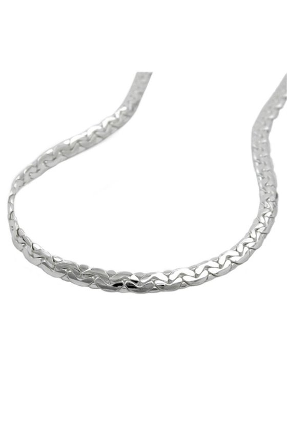 BRACELET FLAT COBRA CHAIN SILVER 925 19CM
