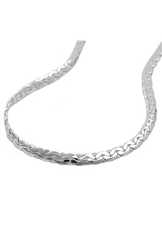 BRACELET FLAT COBRA CHAIN SILVER 925 19CM