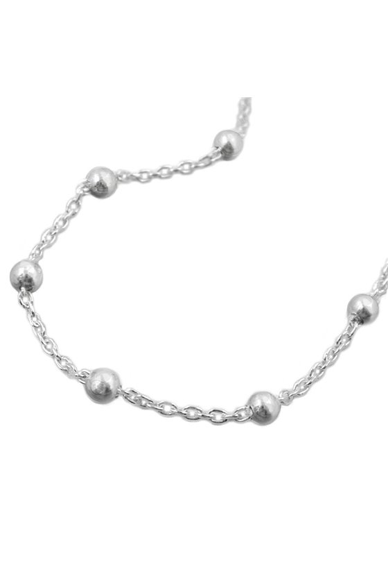 NECKLACE CHAIN WITH BALLS SILVER 925
