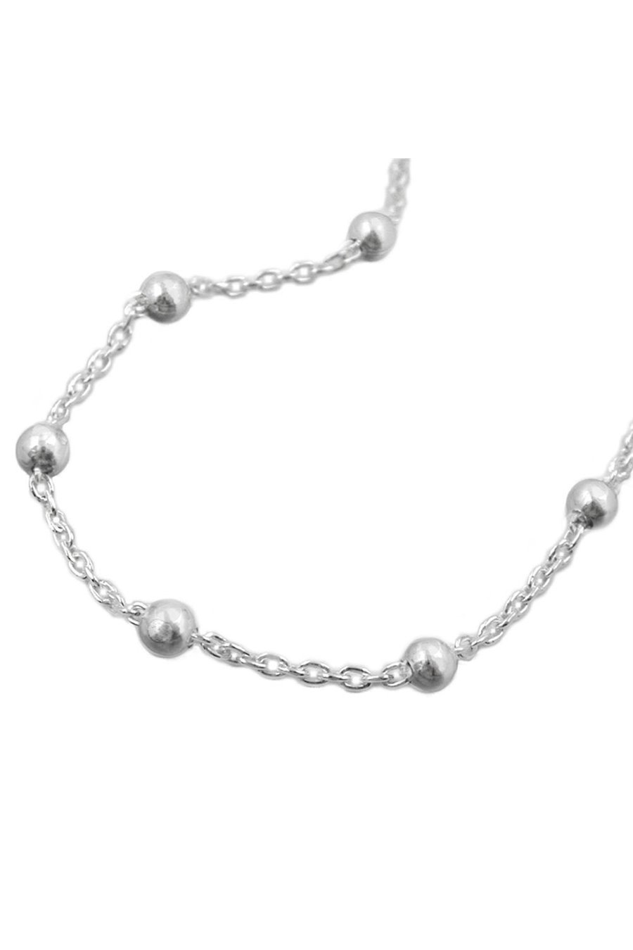 NECKLACE CHAIN WITH BALLS SILVER 925
