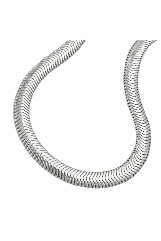 BRACELET FLAT SNAKE CHAIN SILVER 925 19CM