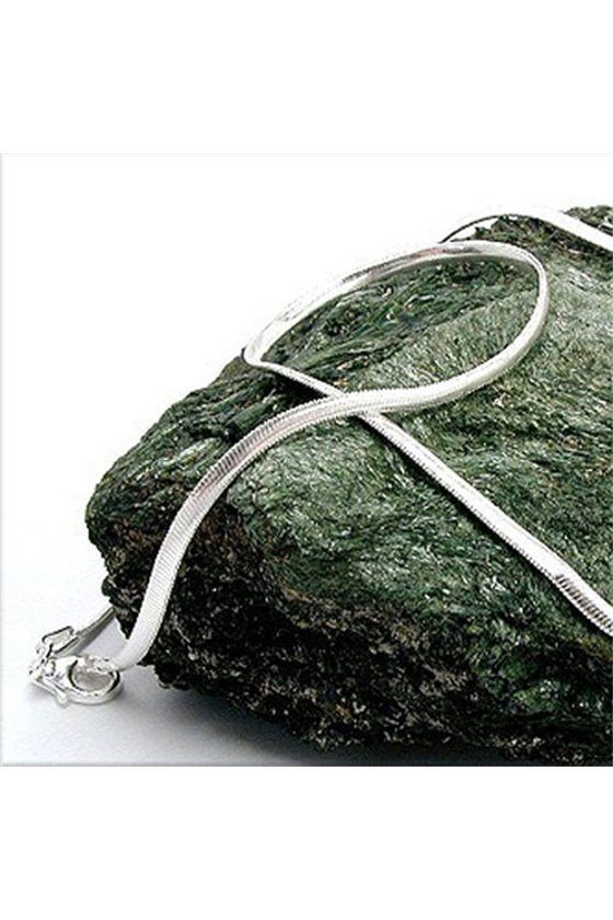 NECKLACE THIN SNAKE CHAIN SILVER 925 38CM