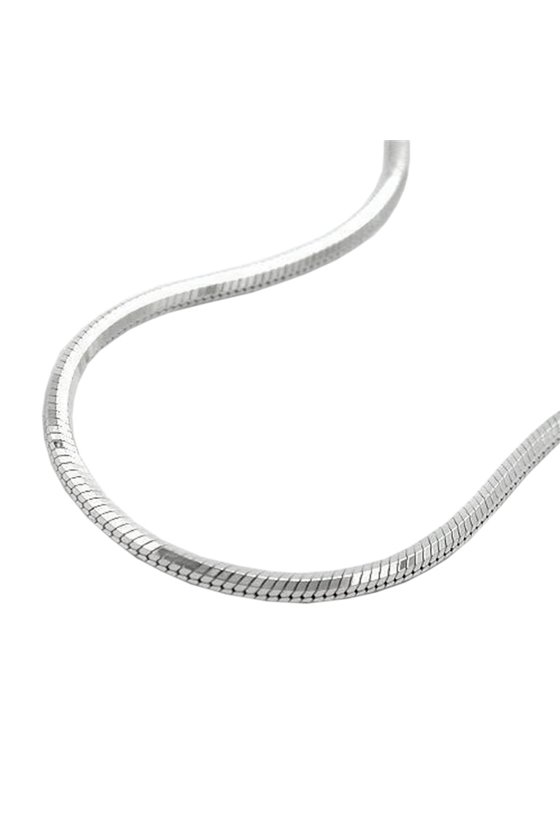 BRACELET SQUARE SNAKE CHAIN SILVER 925 19CM