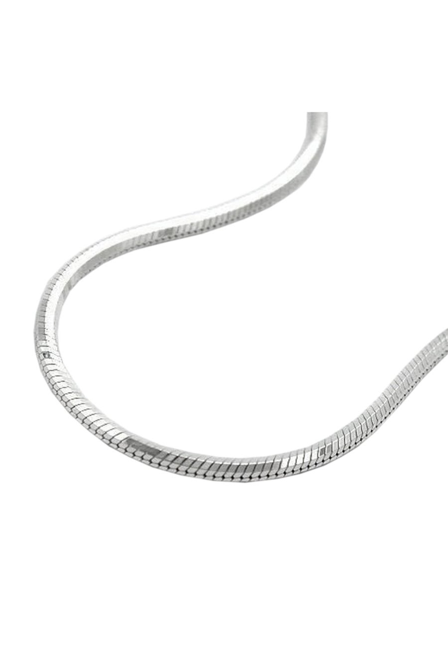 BRACELET SQUARE SNAKE CHAIN SILVER 925 19CM