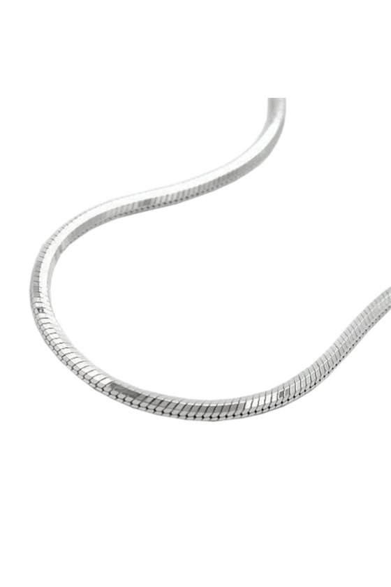 BRACELET SQUARE SNAKE CHAIN SILVER 925 19CM