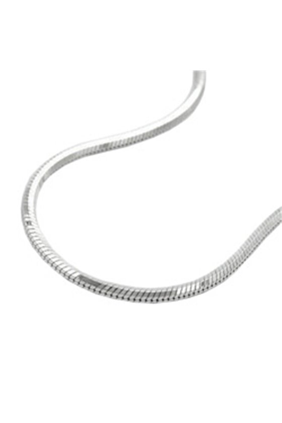 BRACELET SQUARE SNAKE CHAIN SILVER 925 19CM
