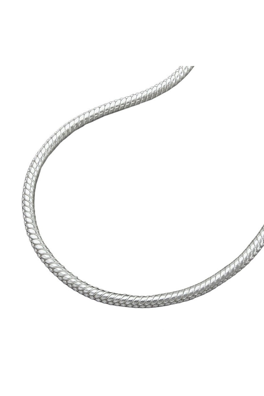 BRACELET ROUND SNAKE CHAIN SILVER 925 21CM