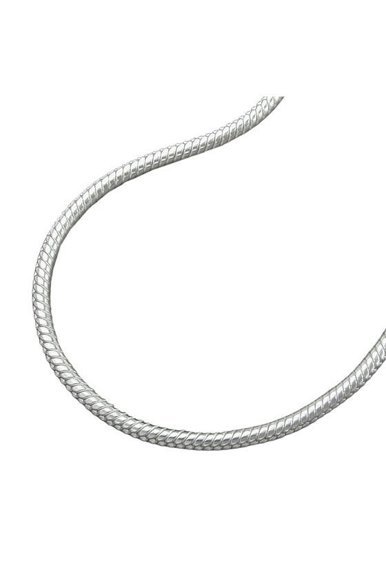 BRACELET ROUND SNAKE CHAIN SILVER 925 19CM