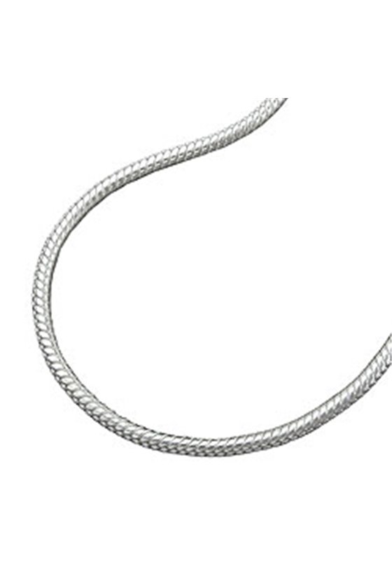BRACELET ROUND SNAKE CHAIN SILVER 925 19CM