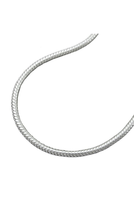 ROUND SNAKE CHAIN 1.2MM SILVER 925 45CM