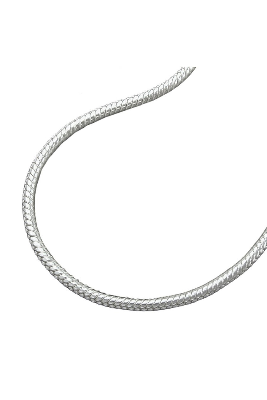 ROUND SNAKE CHAIN 1.2MM SILVER 925 45CM