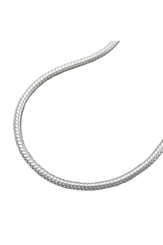 ROUND SNAKE CHAIN 1.2MM SILVER 925 45CM