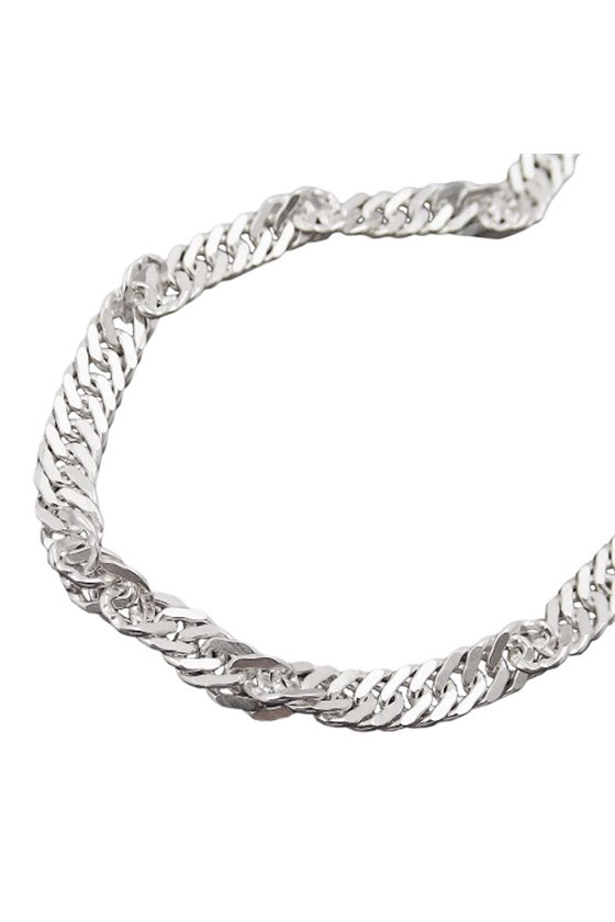 NECKLACE SINGAPORE CHAIN SILVER 925 50CM