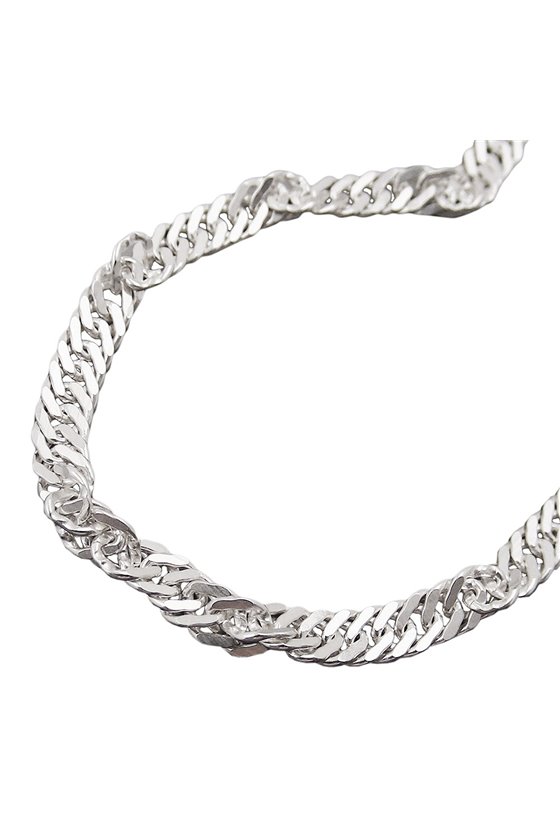 BRACELET SINGAPORE CHAIN SILVER 925 19CM