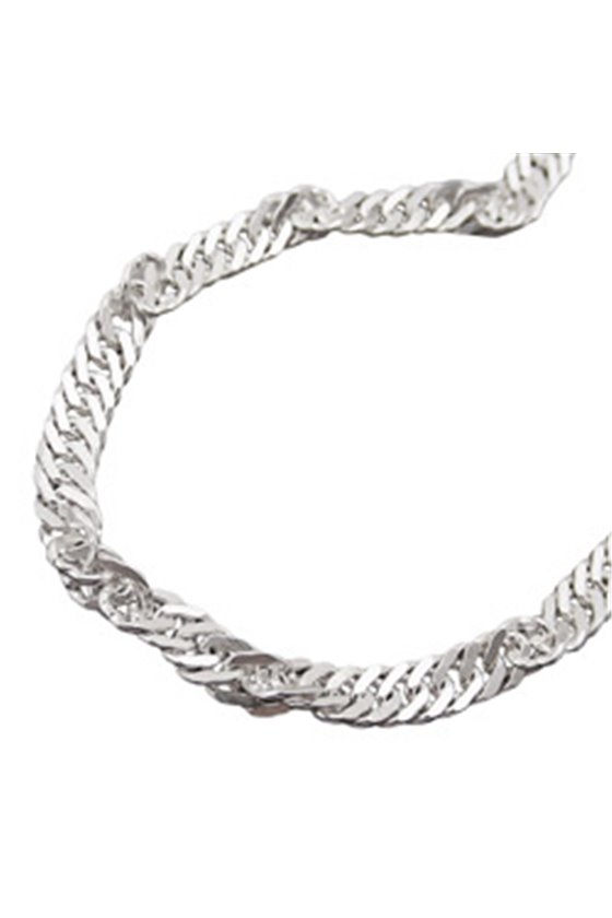 BRACELET SINGAPORE CHAIN SILVER 925 19CM