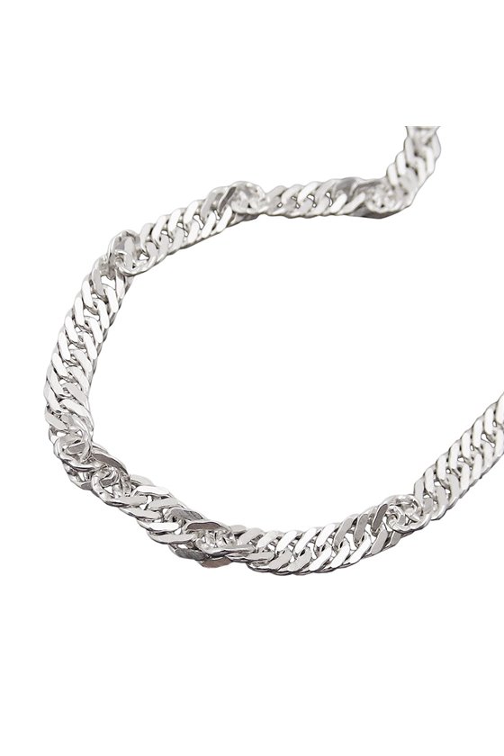 BRACELET SINGAPORE CHAIN SILVER 925 21CM