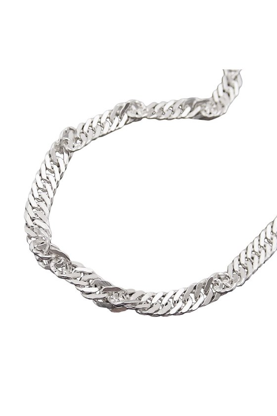 BRACELET SINGAPORE CHAIN SILVER 925 19CM