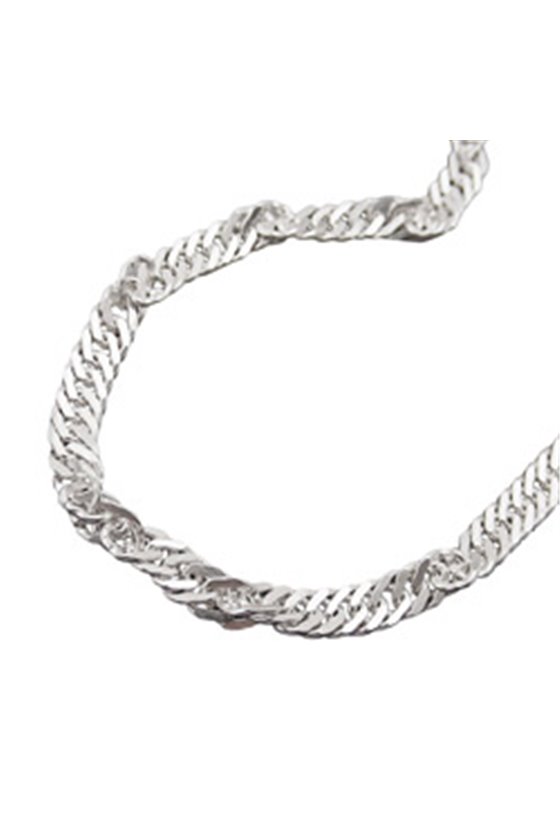 BRACELET SINGAPORE CHAIN SILVER 925 19CM