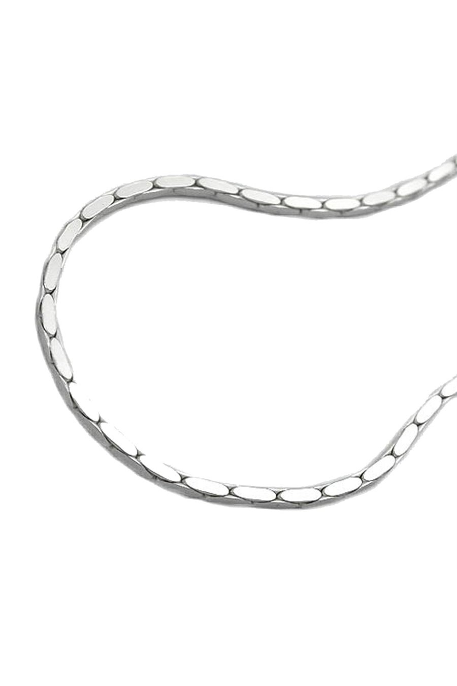 BRACELET ROUND COBRA CHAIN SILVER 925 19CM
