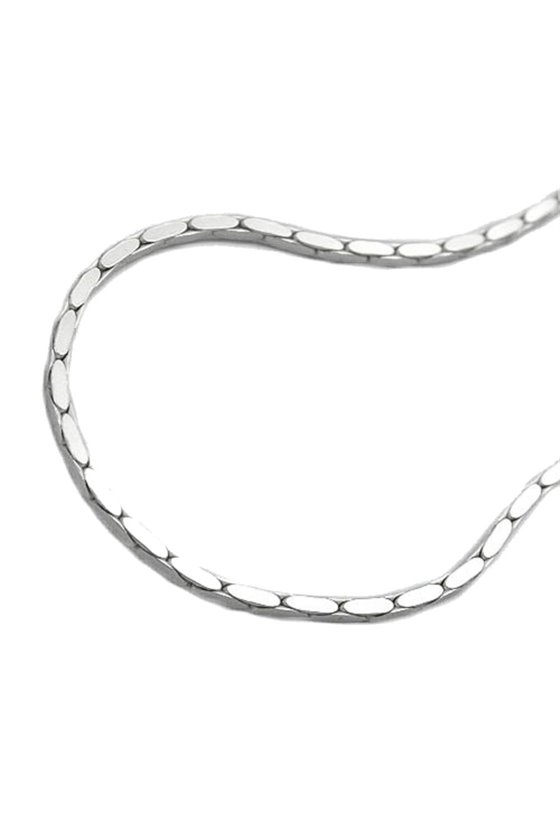 BRACELET ROUND COBRA CHAIN SILVER 925 19CM