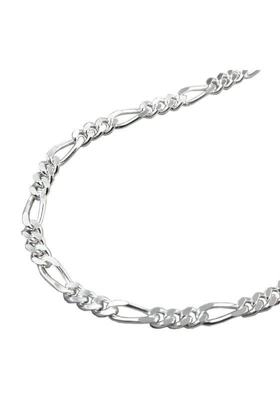 BRACELET THIN FIGARO CHAIN SILVER 925 19CM