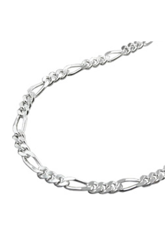 BRACELET THIN FIGARO CHAIN SILVER 925 19CM