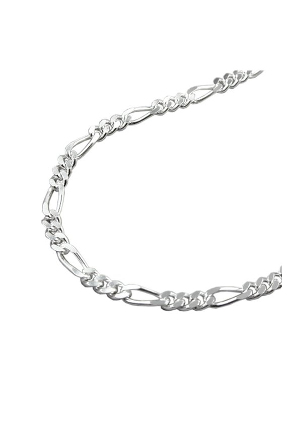 ANKLET THIN FIGARO CHAIN SILVER 925 27CM