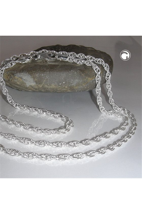 NECKLACE DOUBLE ANCHOR 50CM SILVER 925