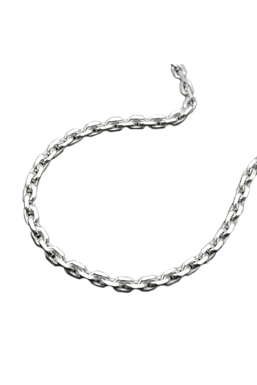 NECKLACE THIN ANCHOR CHAIN SILVER 925 45CM