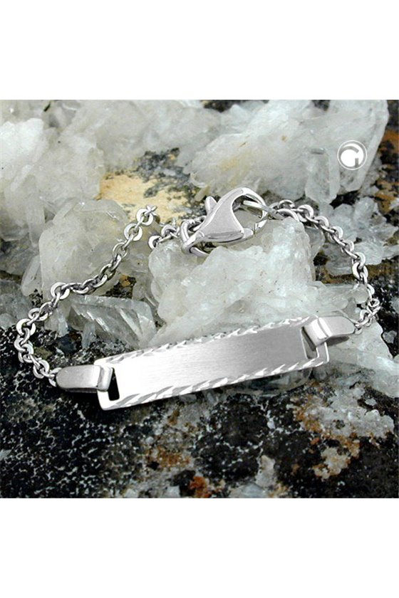 ID BRACELET ANCHOR CHAIN SILVER 925
