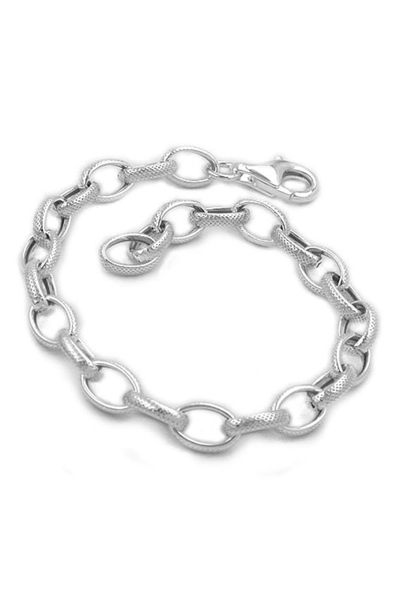 BRACELET ANCHOR CHAIN SILVER 925 21CM