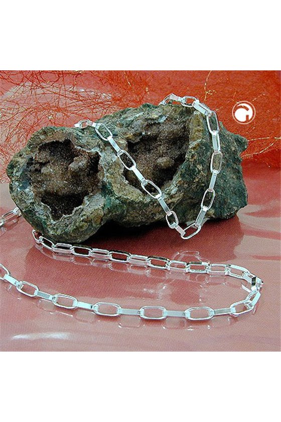 NECKLACE WIDE ANCHOR CHAIN SILVER 925 50CM