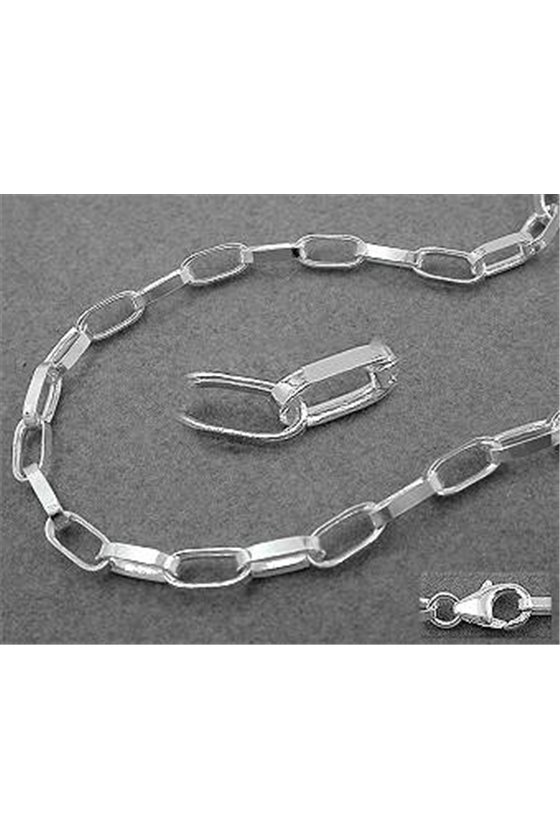 NECKLACE WIDE ANCHOR CHAIN SILVER 925 50CM
