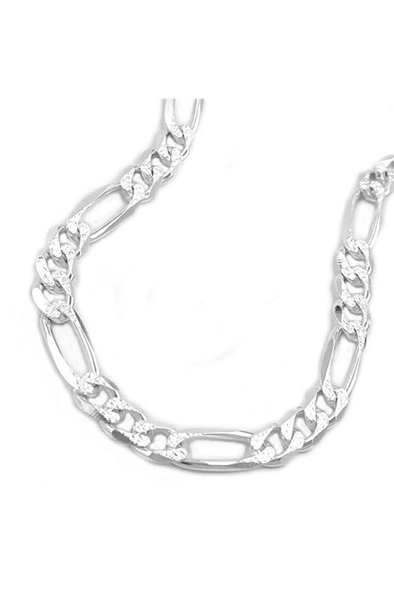 NECKLACE FIGARO CHAIN 5MM SILVER 925 55CM