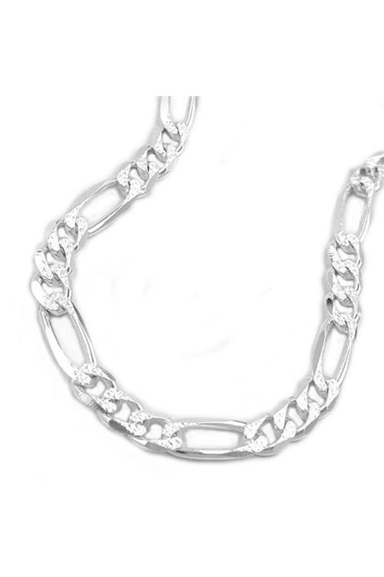 NECKLACE FIGARO CHAIN 5MM SILVER 925 55CM