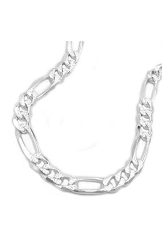 NECKLACE FIGARO CHAIN 5MM SILVER 925 55CM
