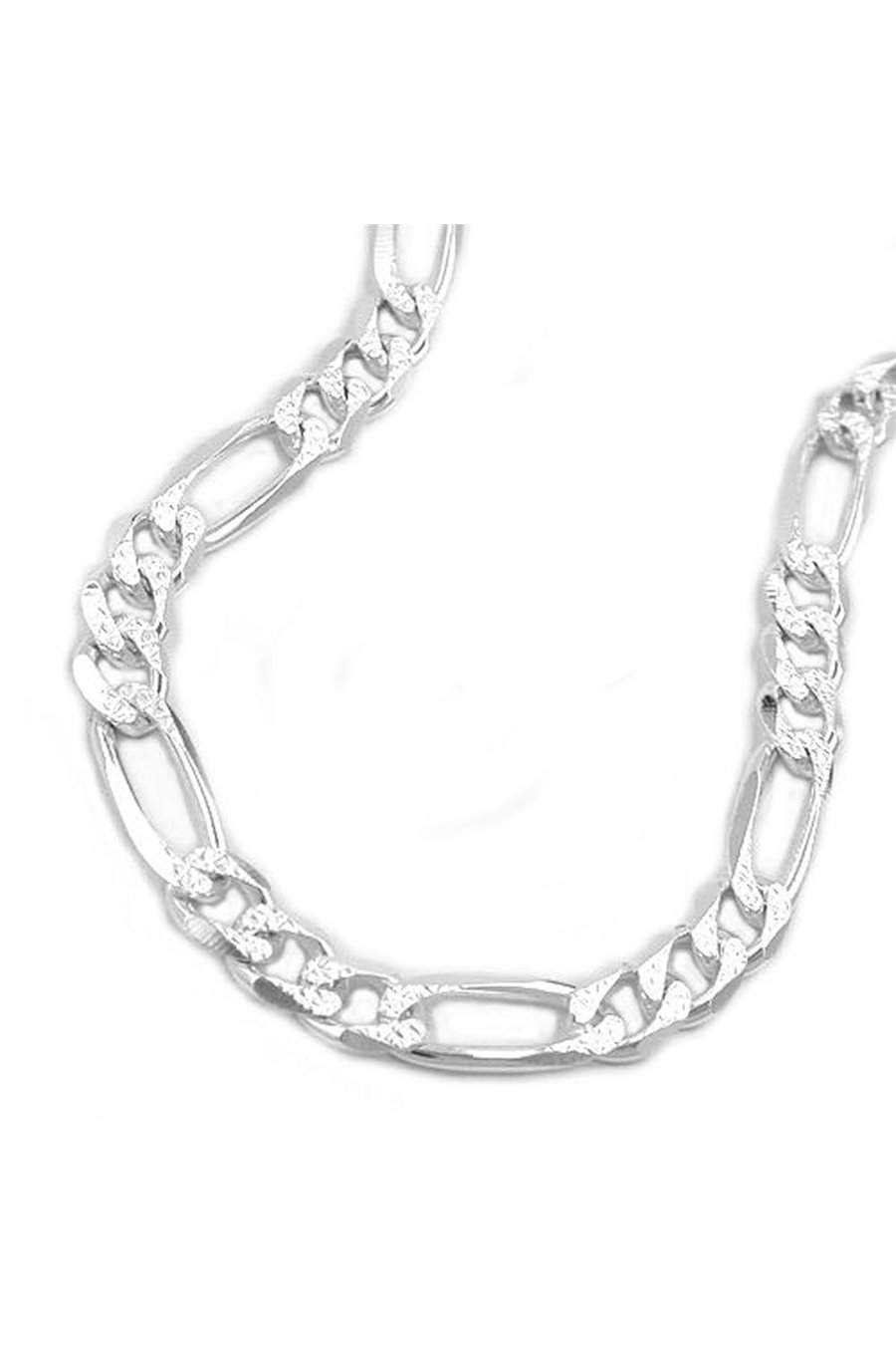NECKLACE FIGARO CHAIN 5MM SILVER 925 45CM