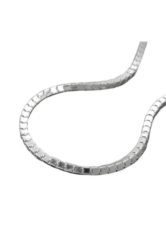 NECKLACE BOX CHAIN STYLE SILVER 925 45CM