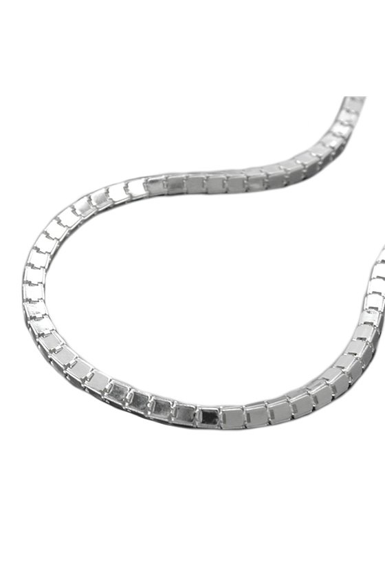 NECKLACE BOX CHAIN STYLE SILVER 925 45CM