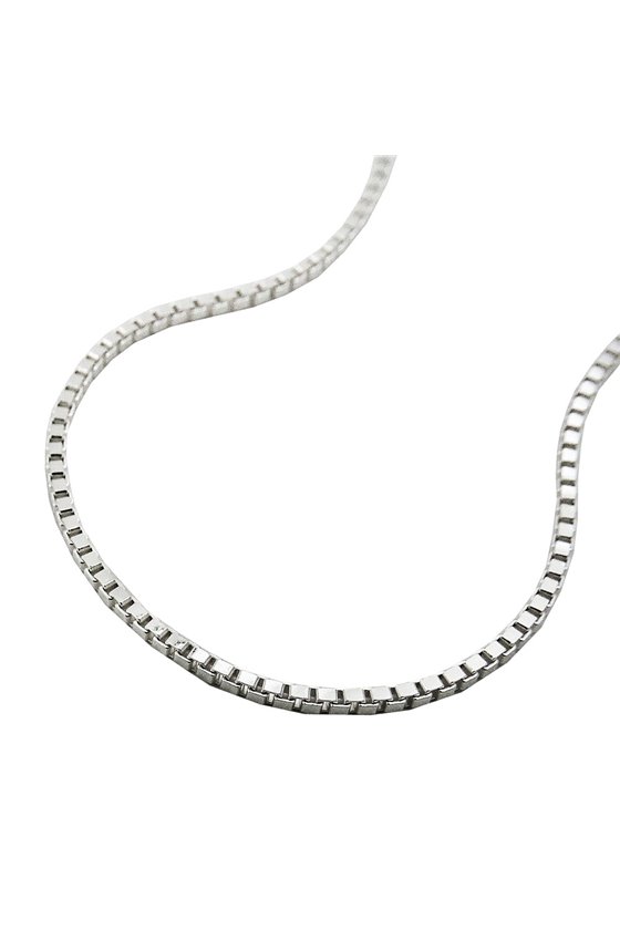 BOX CHAIN DIAMOND CUT 1.3MM SILVER 925 40CM