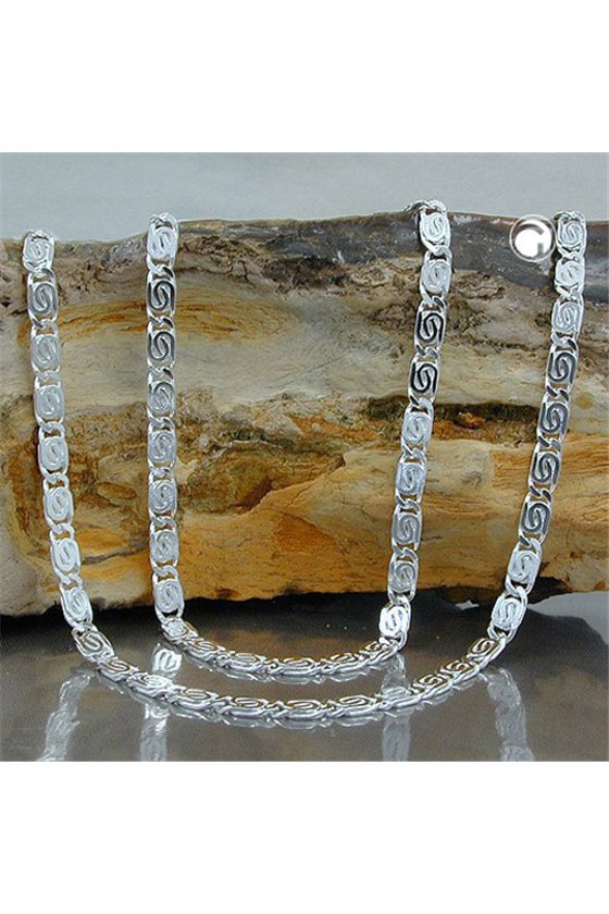 NECKLACE SCROLL CHAIN SILVER 925 60CM