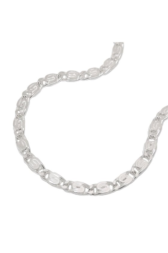 BRACELET SCROLL CHAIN SILVER 925 21CM