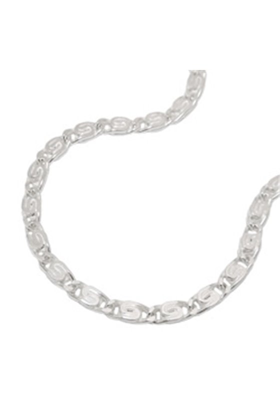 BRACELET SCROLL CHAIN SILVER 925 21CM