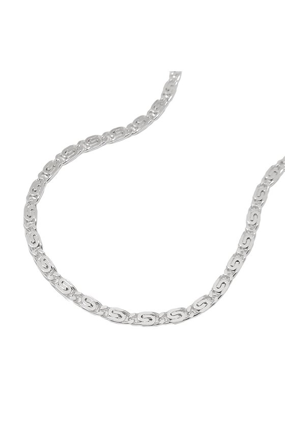BRACELET THIN SCROLL CHAIN SILVER 925 19CM