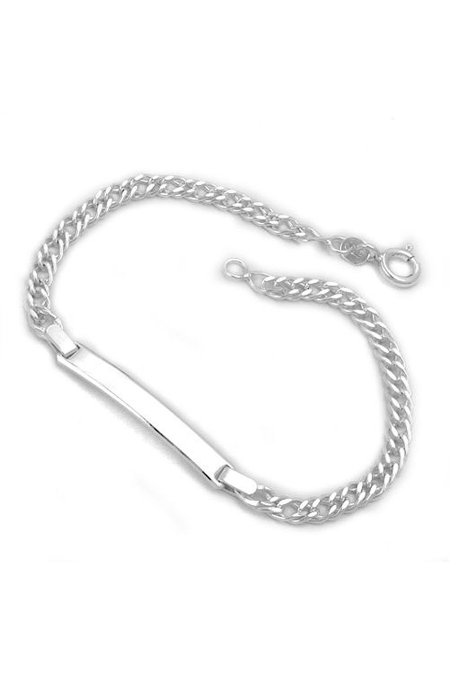 ID BRACELET ROMBO CHAIN SILVER 925 19CM