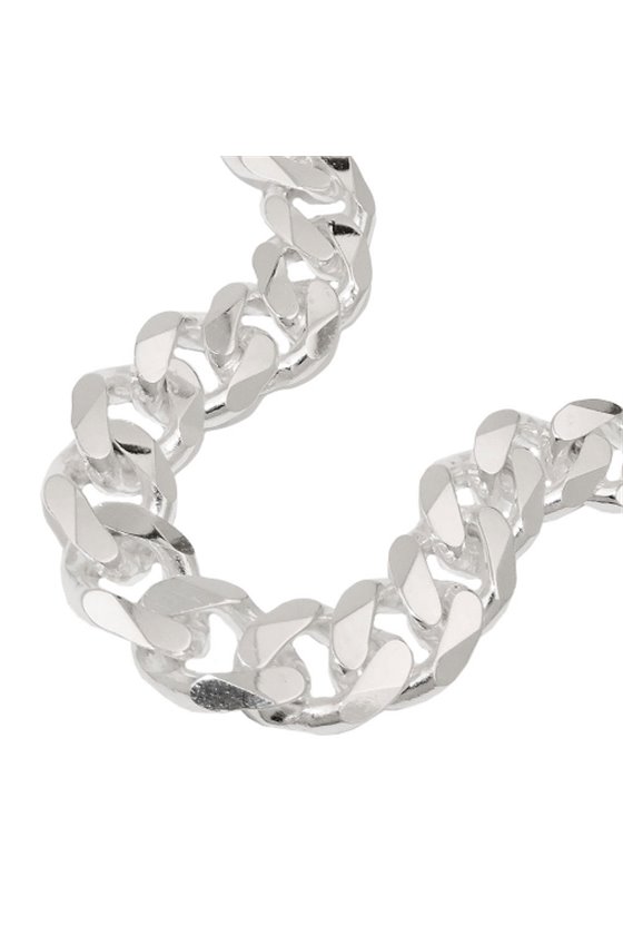 CURB CHAIN WIDTH 10MM 50CM SILVER 925