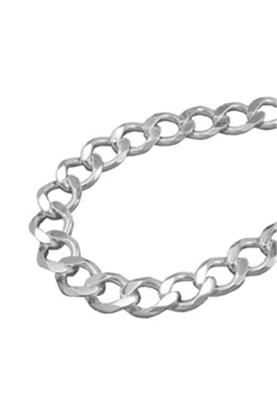 BRACELET OPEN CURB CHAIN SILVER 925 21CM