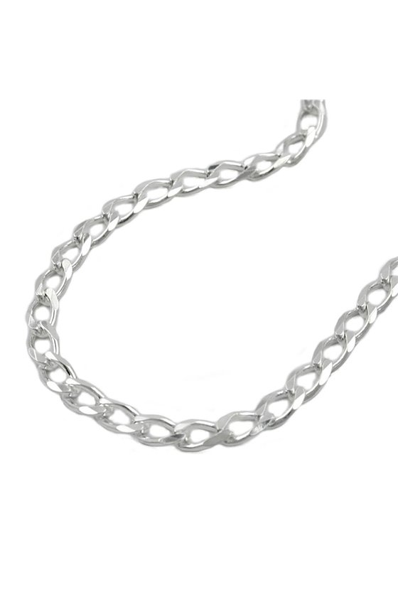 NECKLACE OPEN CURB CHAIN SILVER 925 50CM
