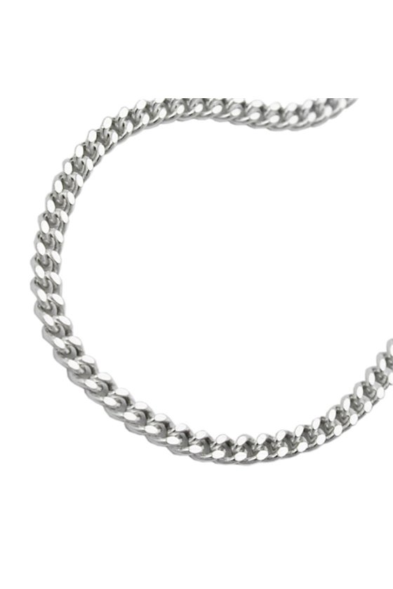 NECKLACE CURB CHAIN SILVER 925 42CM