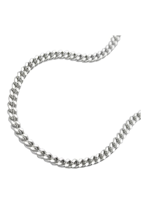 BELLY CHAIN CURB CHAIN SILVER 925 90CM